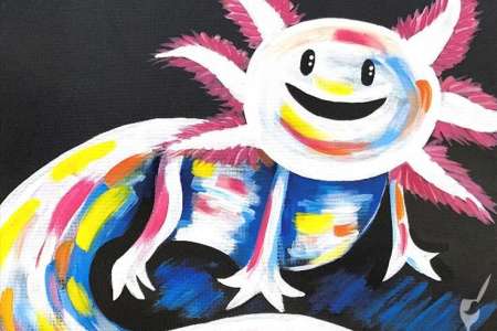 Cute Colorful Axolotl