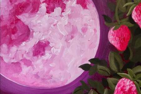 Shining Strawberry Moon