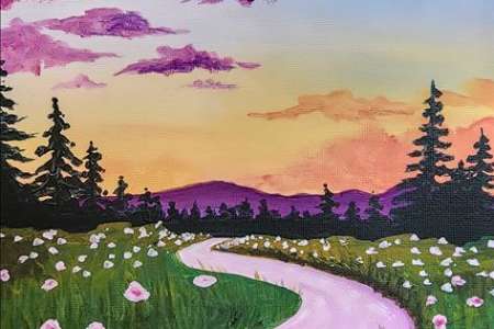 Sunrise Hike in the Meadow
