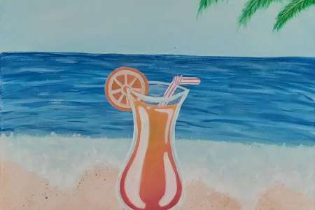 Tropical Drinks on the Beach