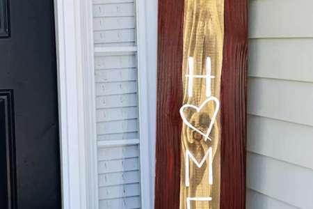 Patriotic Porch Leaner - Boston