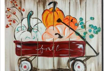 Wagon Full of Pumpkins