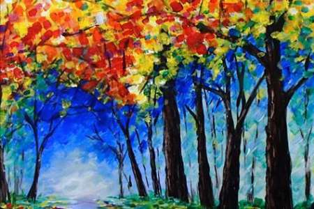 A Walk Through Fall Leaves