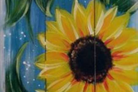 Folkstyle Sunflowers