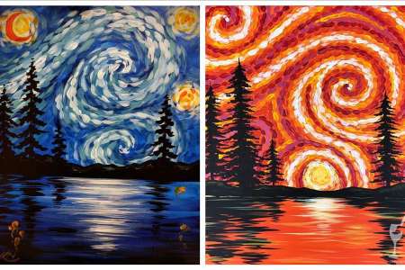 Custom Van Gogh Forest