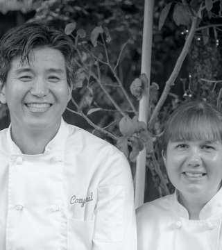 Chef Vivian and Michi
