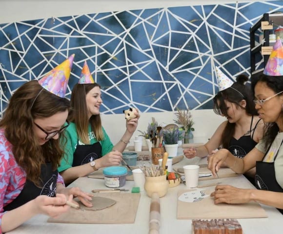 Private Pottery & Painting Party in Back Bay