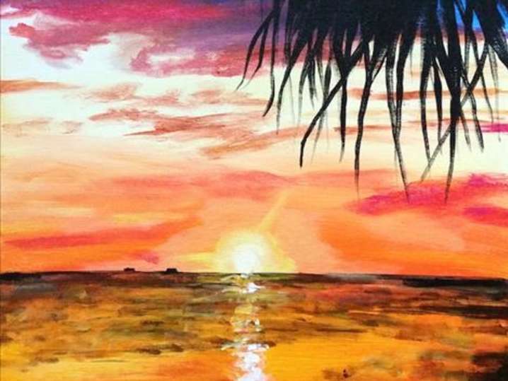 Paint and Sip - Sunset In The Isles - Houston | Classpop!
