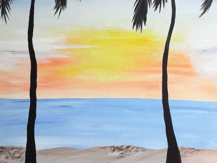 Paint and Sip - Sunset Palms - Indianapolis | Classpop!