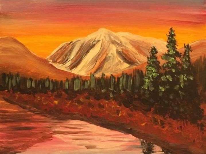 Paint and Sip - Scarlet Autumn - Boston | Classpop!