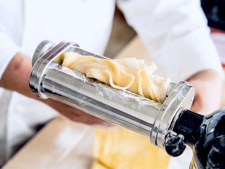 chef rolling homemade pasta dough | Classpop Shot