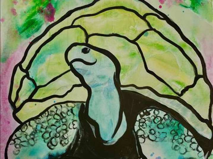 Paint and Sip - Groovy Tye-Dye Turtle - Houston | Classpop!