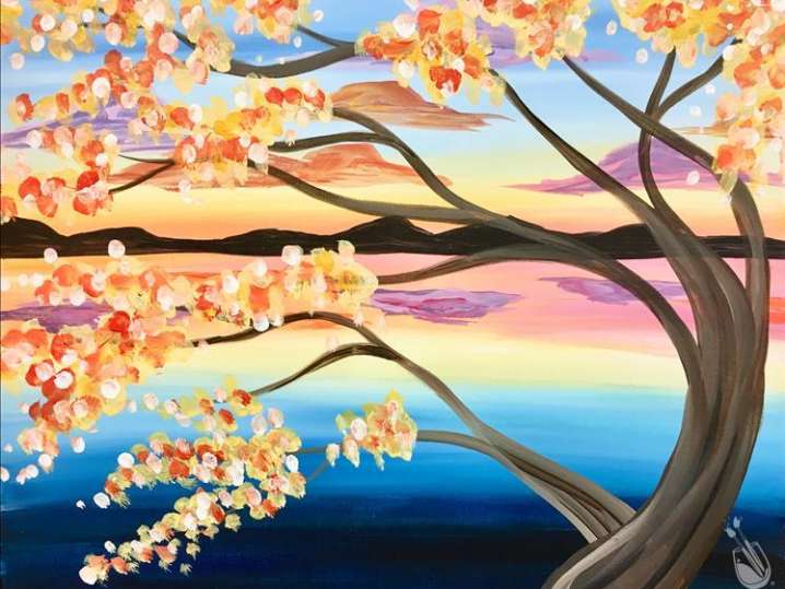 Paint and Sip - Lakeside Reflections - Houston | Classpop!