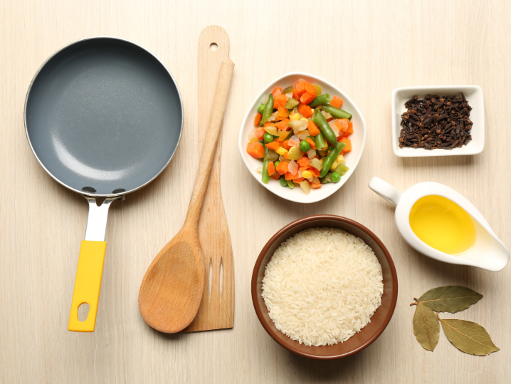 Austin - fried rice ingredients Shot