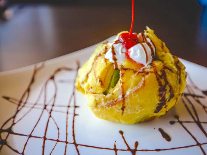 Deep Fried Green tea ice Cream | Classpop Shot