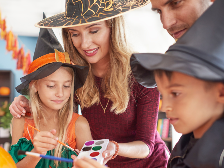 Columbus - halloween art class Shot