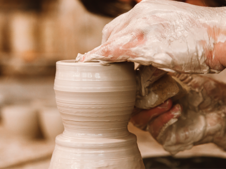 clay work pottery class Shot