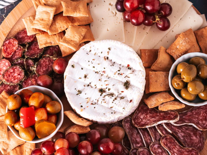 charcuterie and cheese board Shot