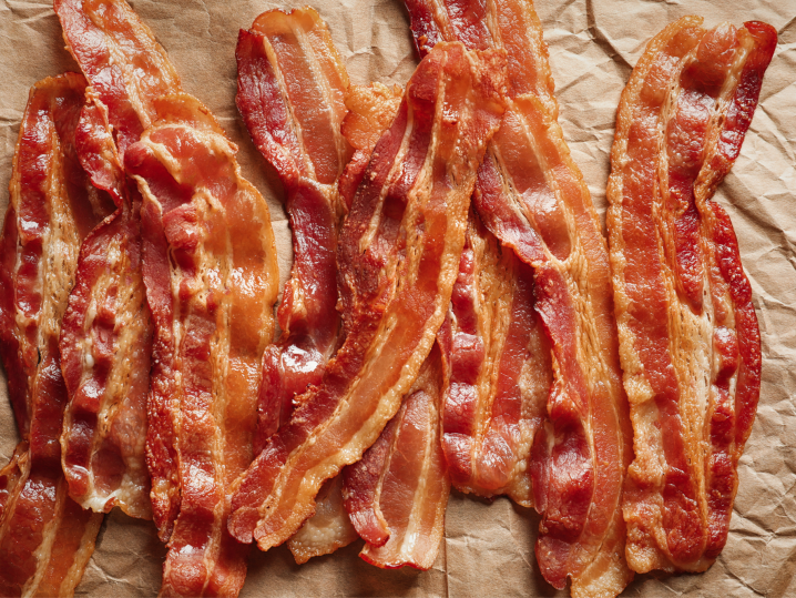 cooked bacon Shot
