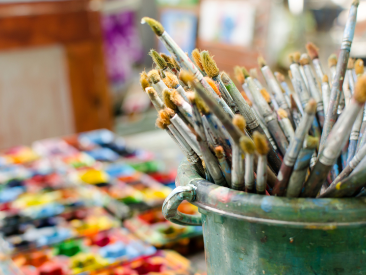 Tampa - paint and sip brushes Shot