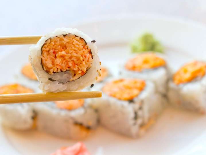 spicy crab sushi roll | Classpop Shot