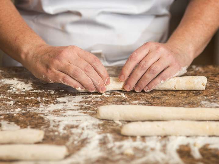 preparing gnocchi Shot