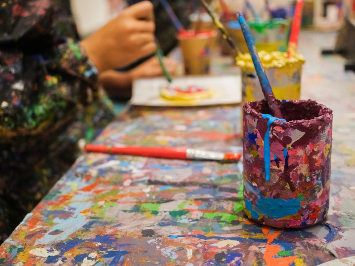 Houston - Splatter painting Shot