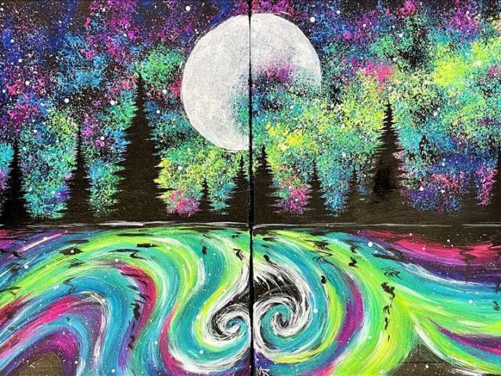 Paint and Sip - Date Night - Love at Night - Austin | Classpop!