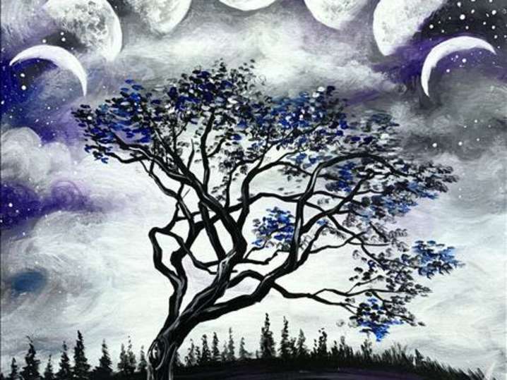 Paint and Sip - Cosmic Cycles - Austin | Classpop!