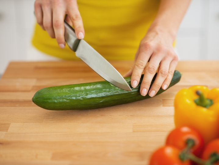 Bay Area - cutting cucumber Shot