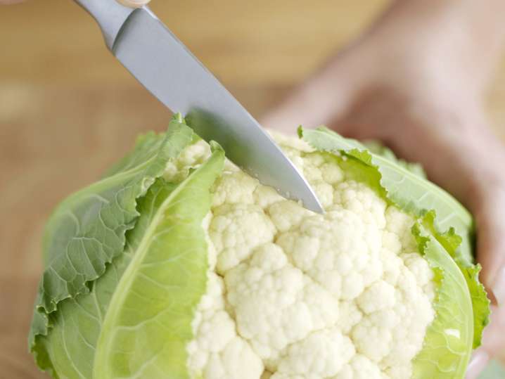 Los Angeles - cutting cauliflower Shot