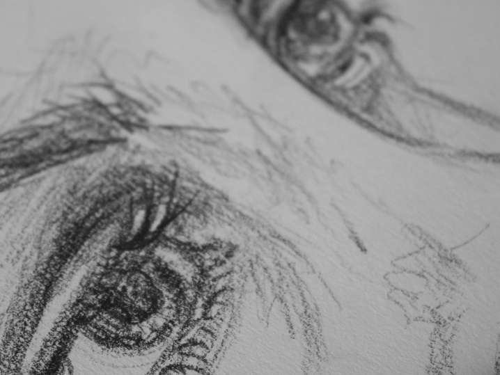 Los Angeles - eyes drawing Shot