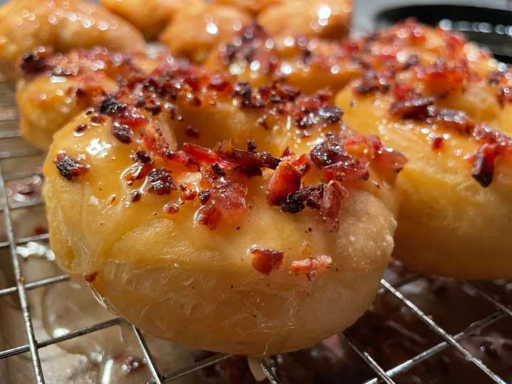 Toronto - donut with bacon Shot