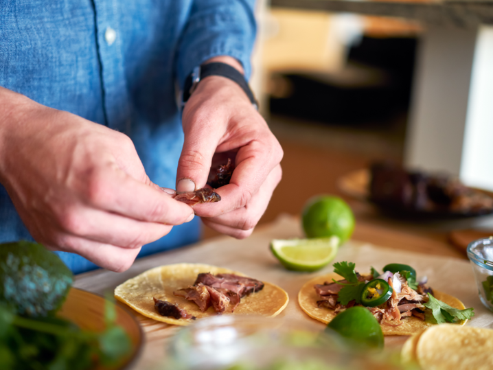 Boston - tacos preparation Shot