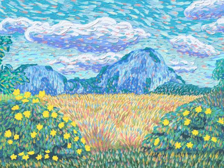 Nashville - oil painting Shot