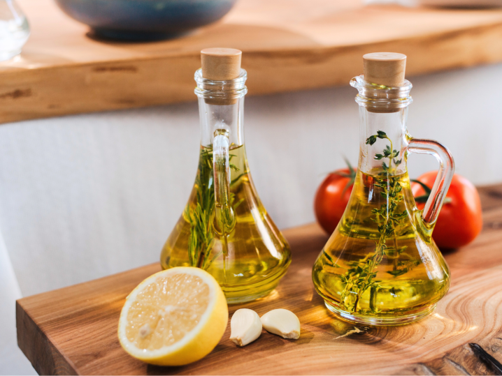 London - olive oil garlic and tomato Shot