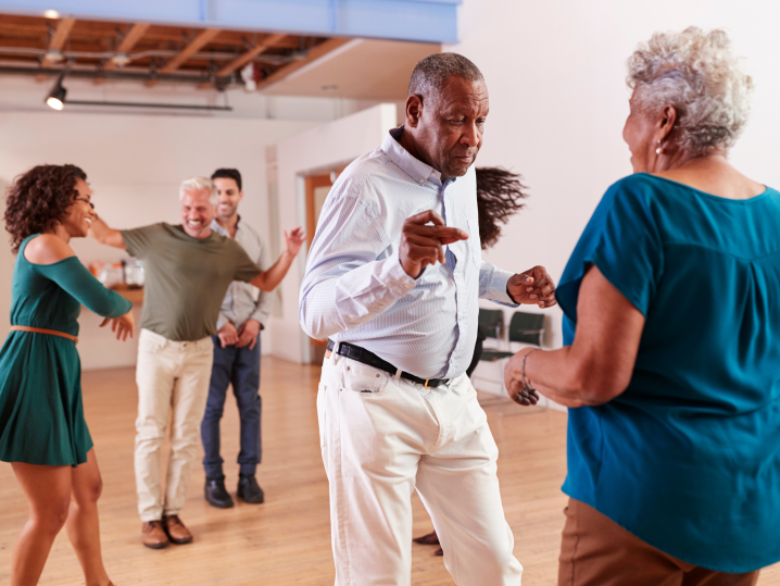 Bay Area - salsa dance class for seniors Shot