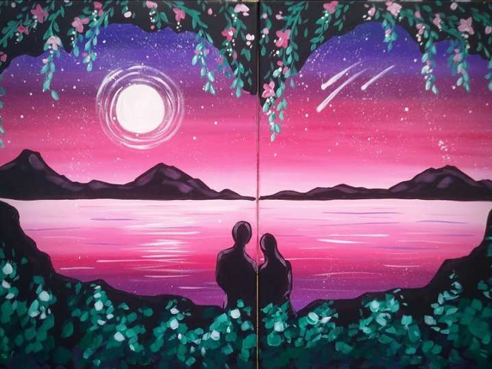 Paint and Sip - Romantic Star Gazing - Date Night - Austin | Classpop!