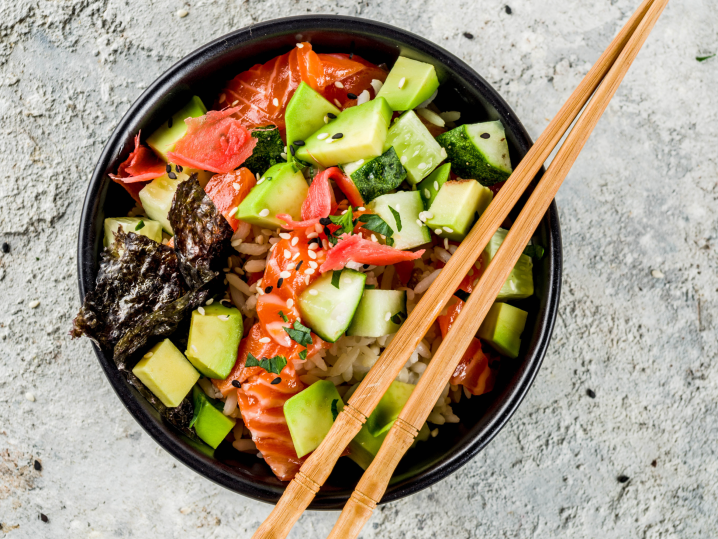 Baltimore - Salmon Poke Bowl Shot