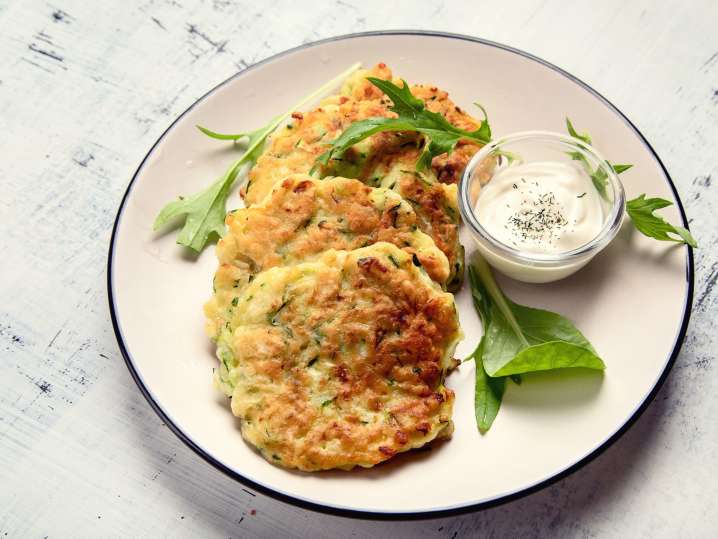 Sacramento - Zucchini Fritters Shot