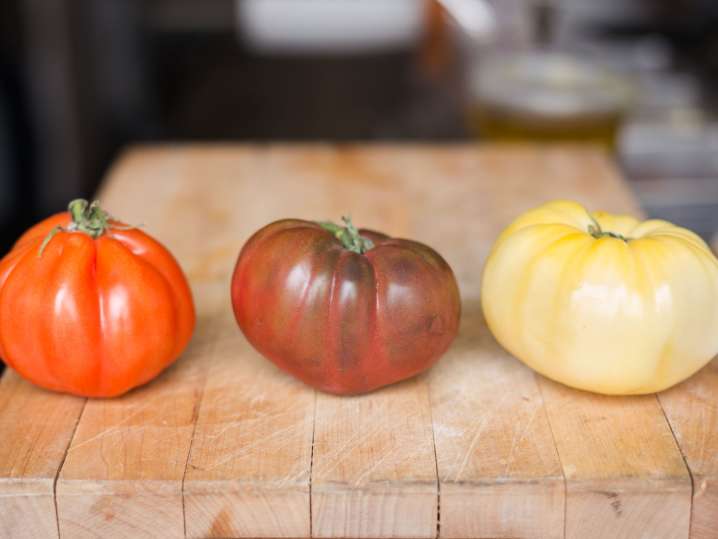 Orange County - heirloom tomatoes Shot