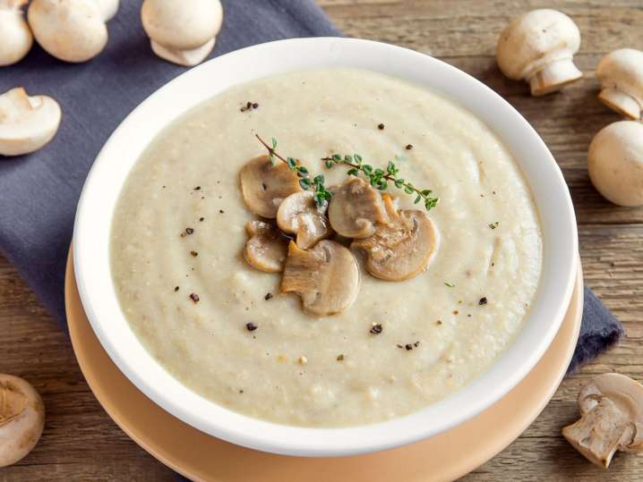 Creamy mushroom soup Shot