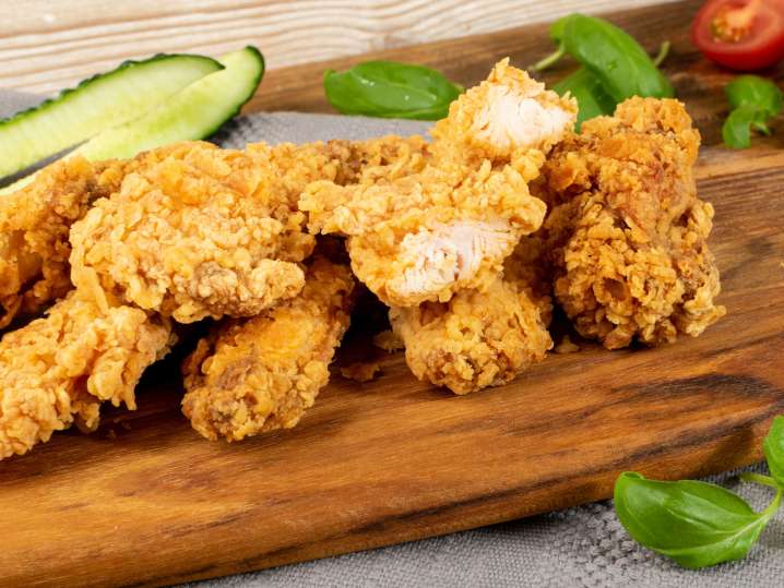 Salmon nuggets Shot