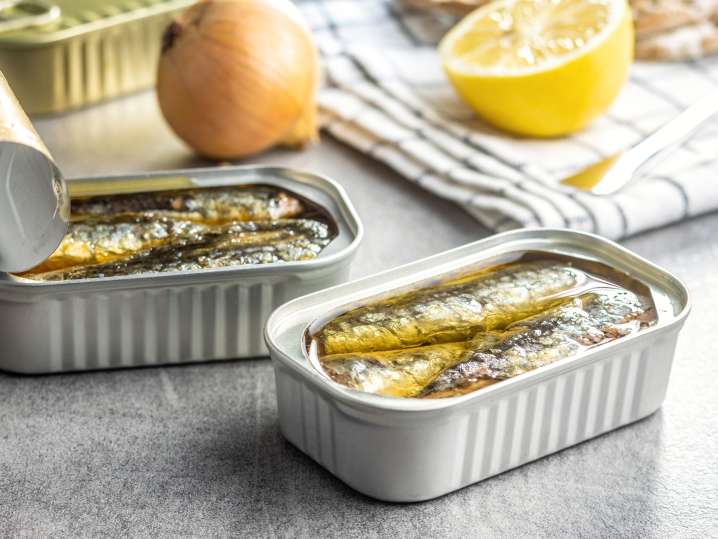 Tinned sardines Shot