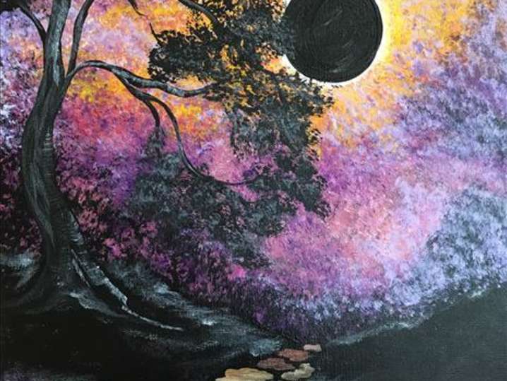 Paint and Sip - Eclipse Sky - Houston | Classpop!