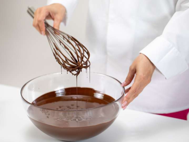 Melting chocolate Shot