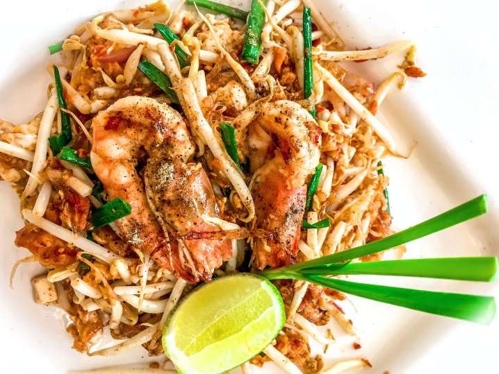 Pad Thai dish Shot