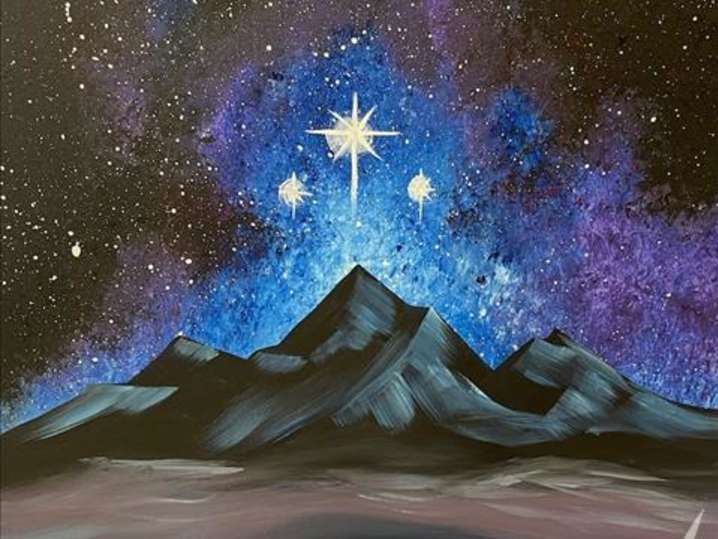 Paint and Sip - Stars Over the Mountain - Pasadena | Classpop!