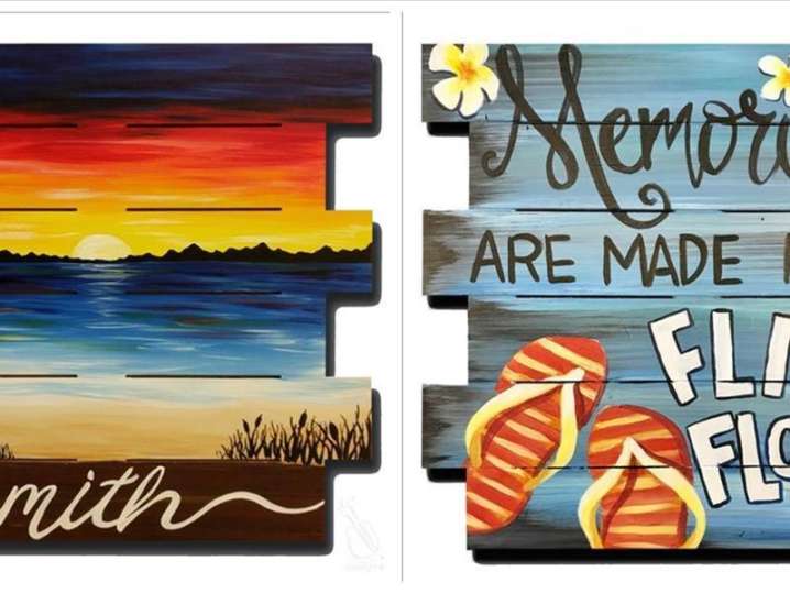 Paint and Sip - Gone to the Beach - Pasadena | Classpop!
