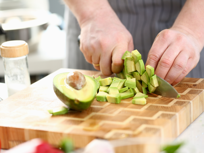 Cutting avocado Shot